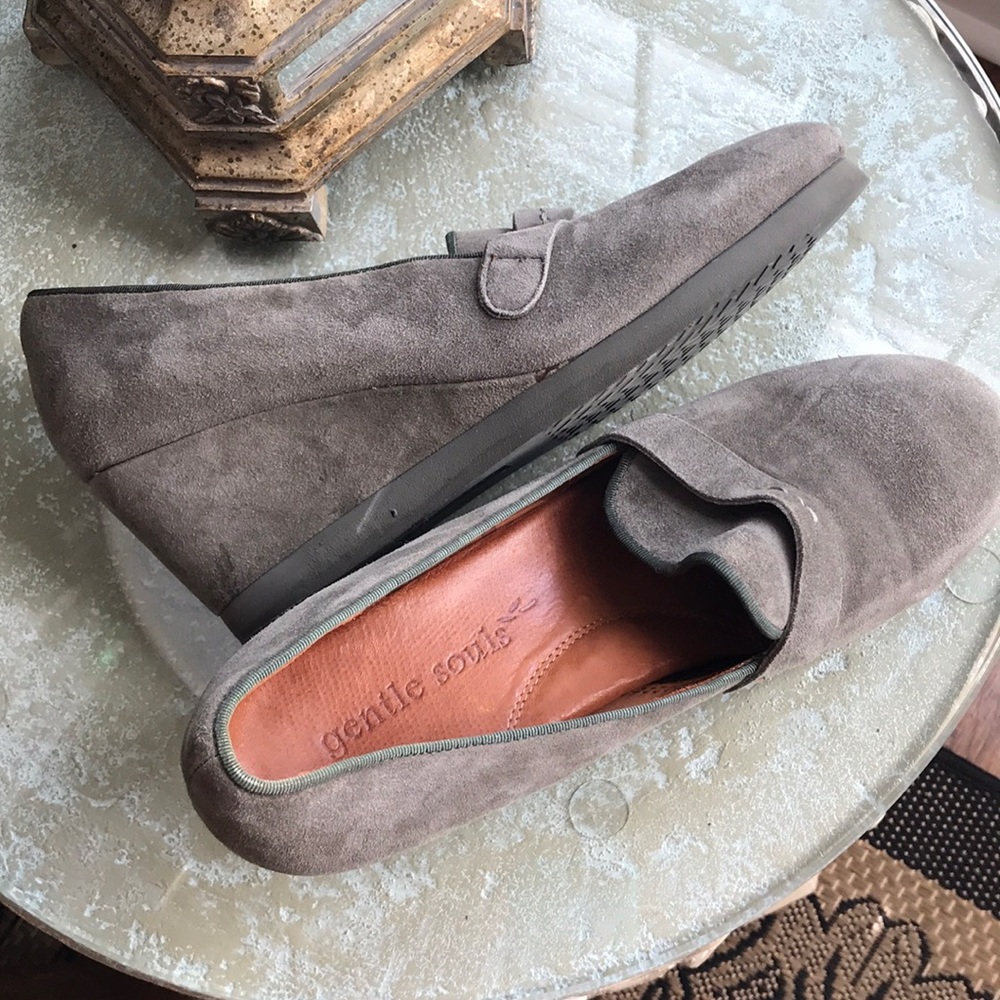 Gentle Soul Suede Wedges